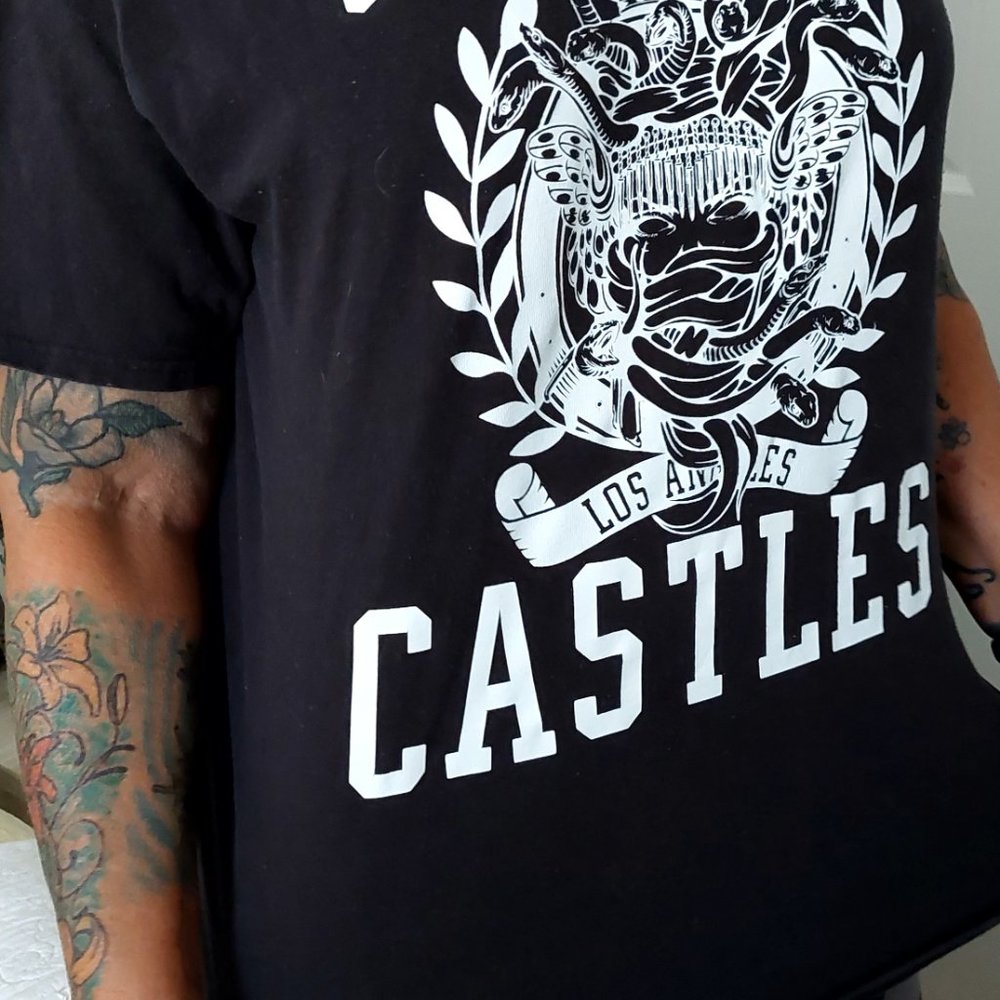 Crooks & Castles  Medusa & Logo Black  Tee - Picture 9 of 9